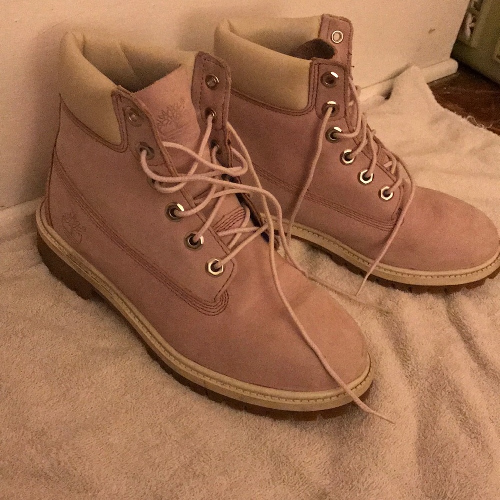 Pink Womens Timberlands